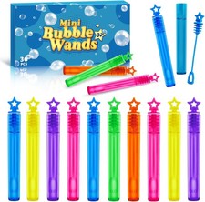 36 Pieces Mini Bubble Wands,Bubble Party Favors Assortment Toys for...