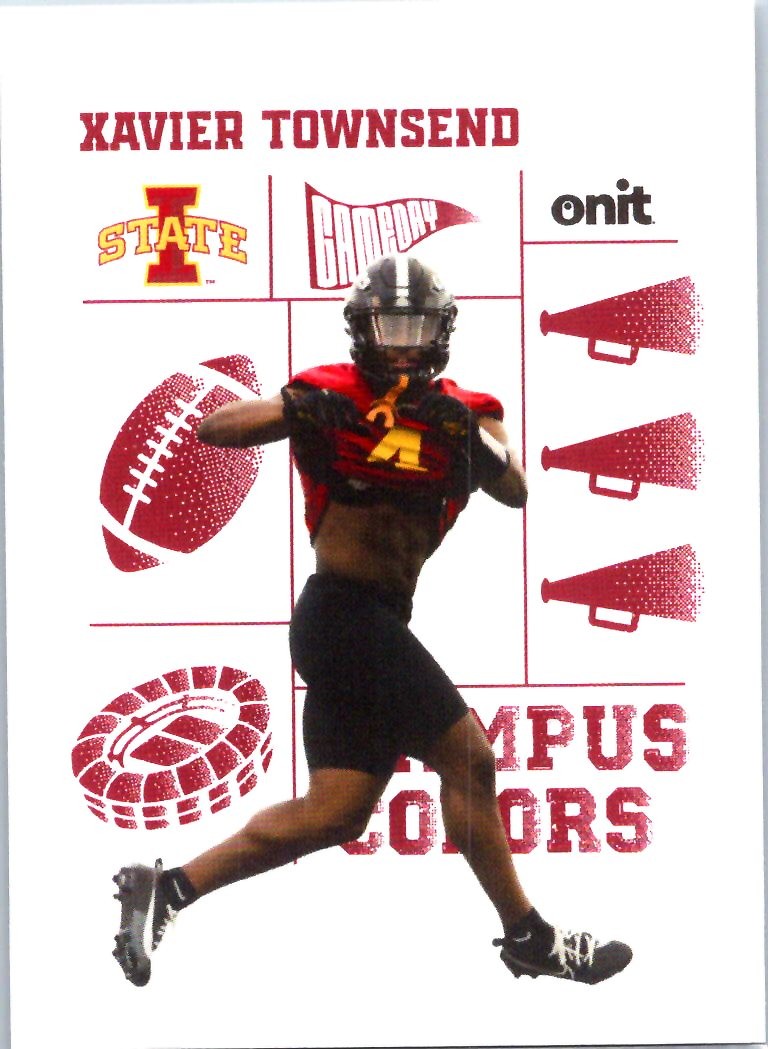 2025 ONIT Athlete Iowa State Cyclones #CC-4 Xavier Townsend Campus Colors