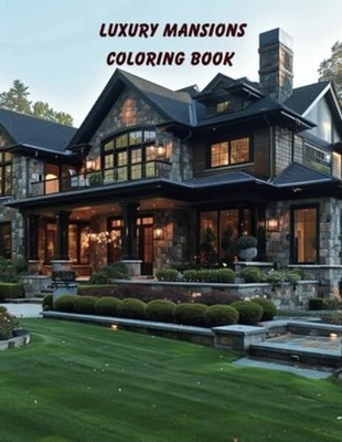 Luxury Mansions Coloring Book -  NEW IMAGINATION. PU 2024-06-08