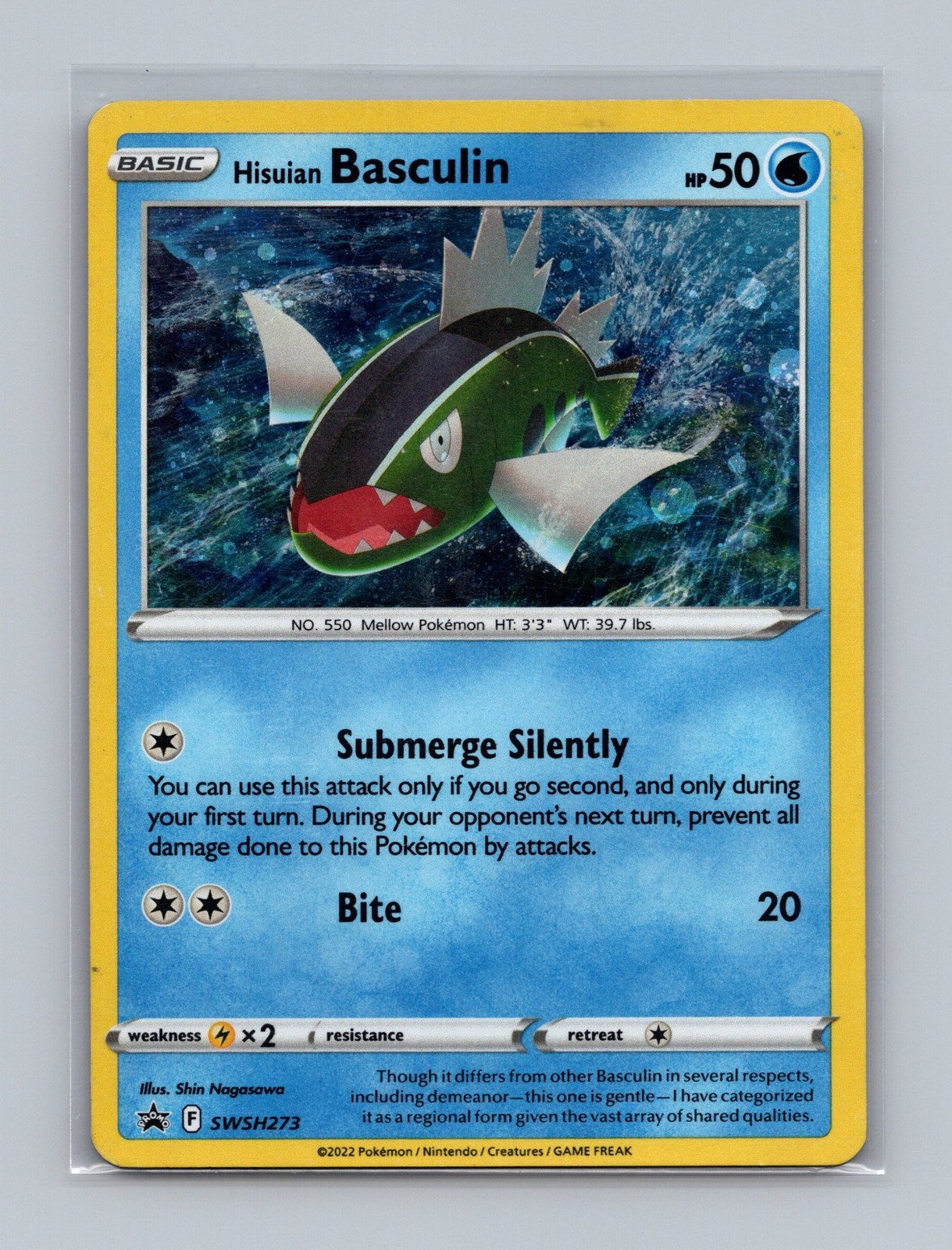 Hisuian Basculin Holofoil [SWSD - SWSH273]