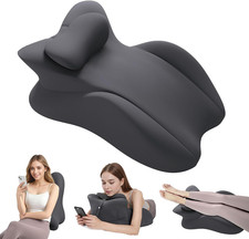 Ergonomic Memory Foam Wedge Pillow for Sleep, Reading, and Elevation Support