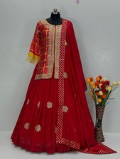 LEHENGA TOP INDIAN BOLLYWOOD WEDDING PARTY PAKISTANI WEAR READYMADE