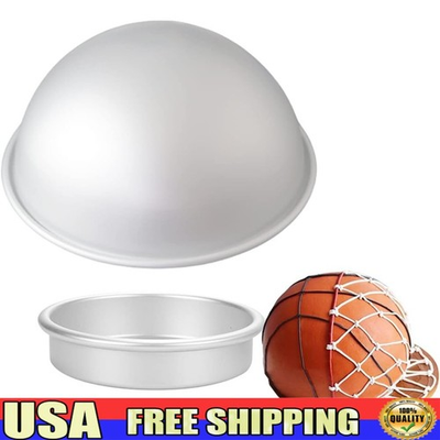 #ad #ad Aluminum Hemisphere Cake Pan Set Pressure Cookers Air Fryers Baking Mold New $24.60