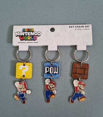 Neu Universal Studios Japan USJ Nintendo World Mario Kart Schlüsselanhänger Set Spielzeug Geschenk