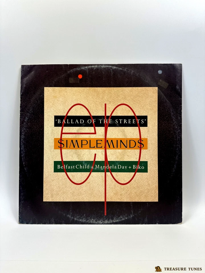 Simple Minds - Ballad Of The Streets Vinyl EP [1989] 611 998 - Image 2 of 4