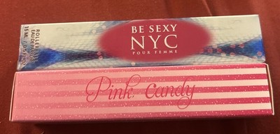 Lot Of 2 Mirage Be Sexy NYC Pour Femme & Pink Candy Pocket Perfume NIB