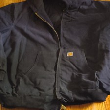Carhartt Mens 3XL Navy Cotton Blend Lined Ful...