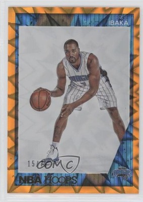 2016-17 Panini NBA Hoops Orange Explosion 15/75 Serge Ibaka #134 0q5