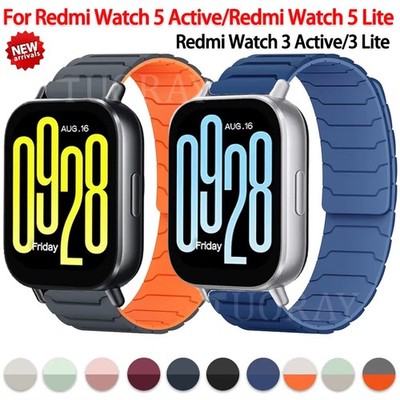 Magnet Silikon Armband für Redmi Watch 5 Active /5 Lite /3 Active /3 Lite Ersatz