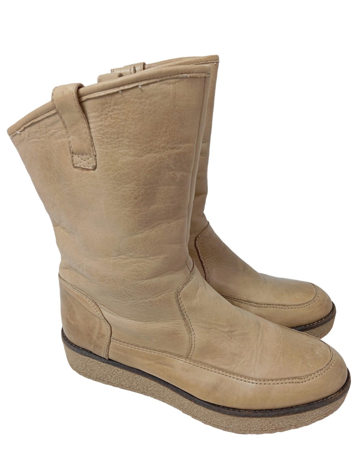 CAFèNOIR Botas bajas Mujeres Botas altas Talla EU 37 marrón arena look casual