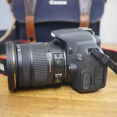 Canon EOS 700D DSLR Camera Body with Sigma 17-50mm F2.8 Lens Set