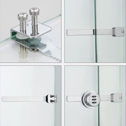 Für Glasschranktüren Glasschiebetür Vitrine Lagerschrank Neu Dauerhaft - Bild 22 von 51