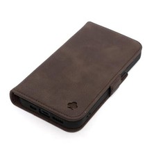 - Leather Case Compatible with. Premium Genuine iPhone 17 Chocolate Brown