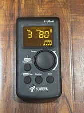 Sondery ProBeat Rechargeable Digital Metronome for Guitar Piano Drum  More