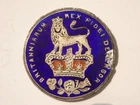 1826 GREAT BRITAIN SILVER 1 SHILLING KING GEORGE IIII ENAMEL PAINTED DAMAGED