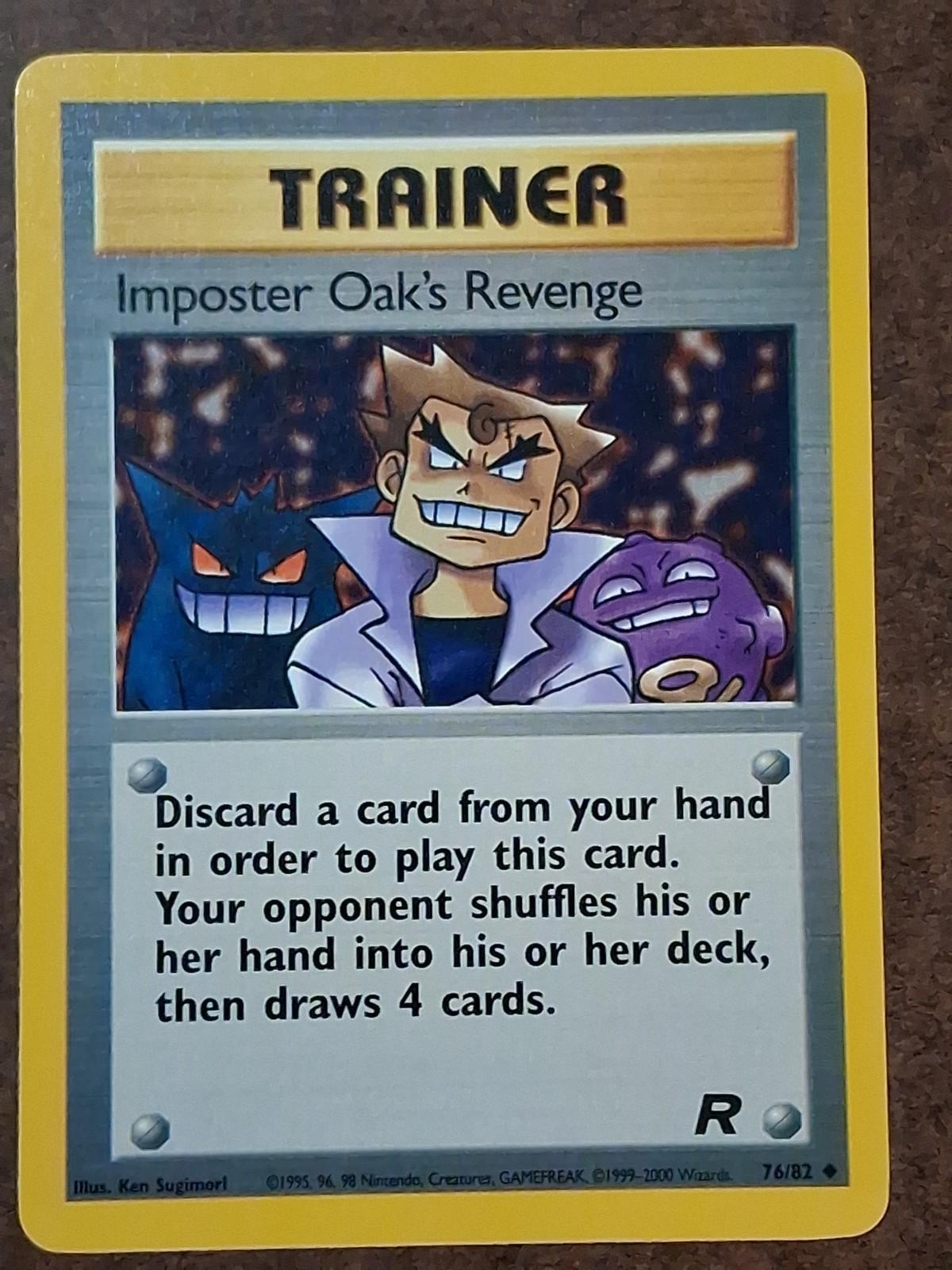 Pokemon Imposter Oak's Revenge NEAR MINT PACK FRESH 76/82 Team Rocket WotC