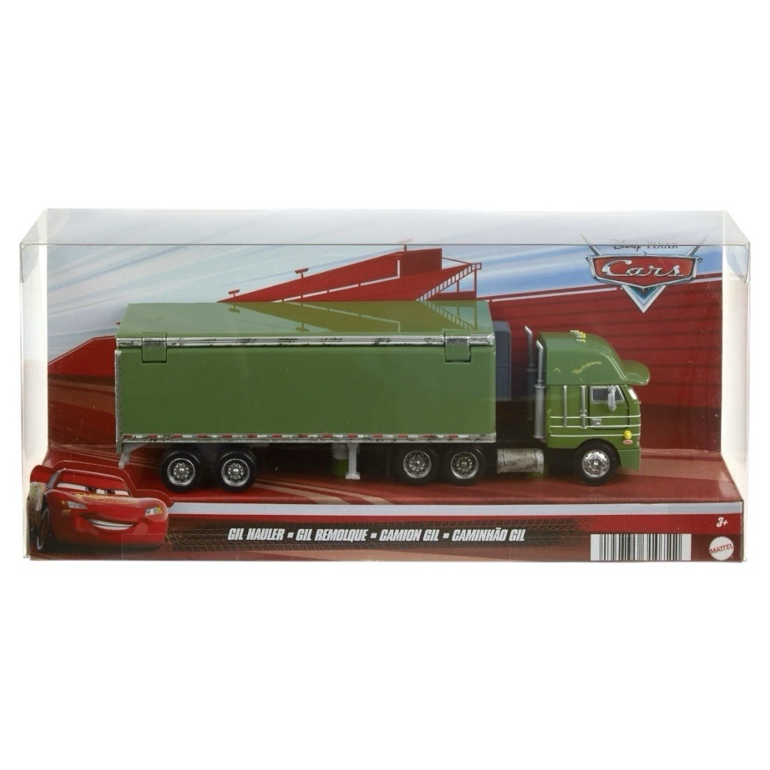 ミニカー GIL HAULER ROR cars Disney Pixar Cars Gil Hauler Semi Cab Trailer Green Truck Stop 1