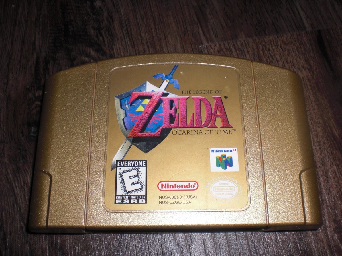 The Legend of Zelda Ocarina of Time Nintendo 64 N64 GOLD