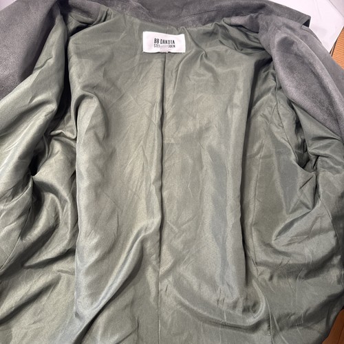 Steve Madden BB Dakota Moto Green Zip Up Jacket Size XXL - Picture 11 of 13