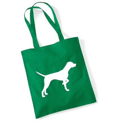 Jutebeutel English Pointer Silhouette Geschenkidee English Pointer Geschenk Präs
