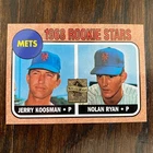 1998 Topps Nolan Ryan Rookie Card Reprint #1 - 1968 Rookie Stars New York Mets