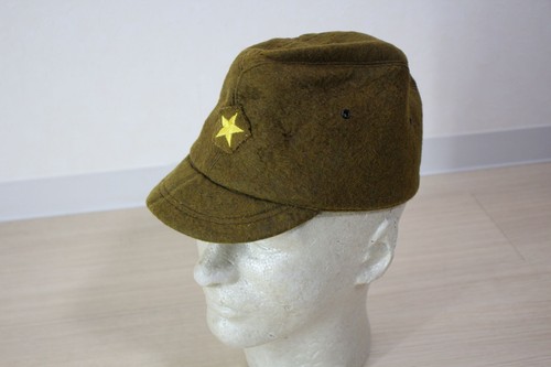 WWII Japanese Army Late War Wool Field Cap Combat Hat Size 55cm Original  L109