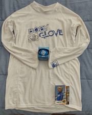 Body Glove Rash Guard Wht Youth 16 UVA Sun Protection FREE WABOBA Surf Beach NWT