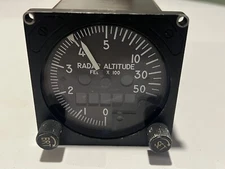 APN-232 CARA F-16 C-130 AIRCRAFT RADAR ALTIMETER  INDICATOR FLIGHT SIMULATOR
