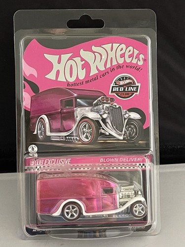 2022 Hot Wheels RLC Club Exclusive Blown Delivery Pink Van - Picture 9 of 9