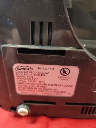 Sunbeam Rocket Grill RG12 Indoor Tested Works - Picture 4 of 9