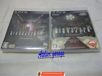 USED English Ready SONY PS3 Biohazard Zero 0 HD + HD Remaster 2 Set Japanese