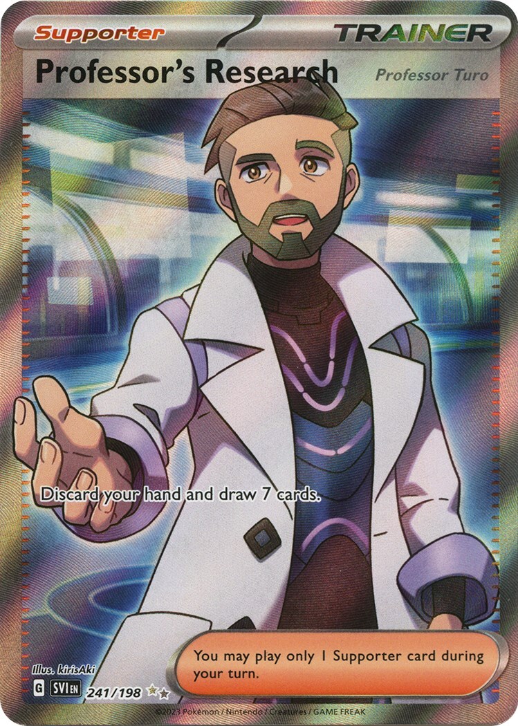 Professor's Research 241/198 Sv01: Scarlet & Violet Base Set Professor's Research 241/198 Sv01: Scarlet & Violet Base Set