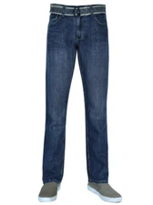 Flypaper Mens Straight Leg Belted Jeans Color: Dark Wash Size: 34x34