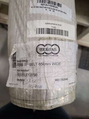 REGINA MATVEYOR N01A01009041-CONVEYOR BELT 850mm Wide X 1,000 MT Long-600BUP0850