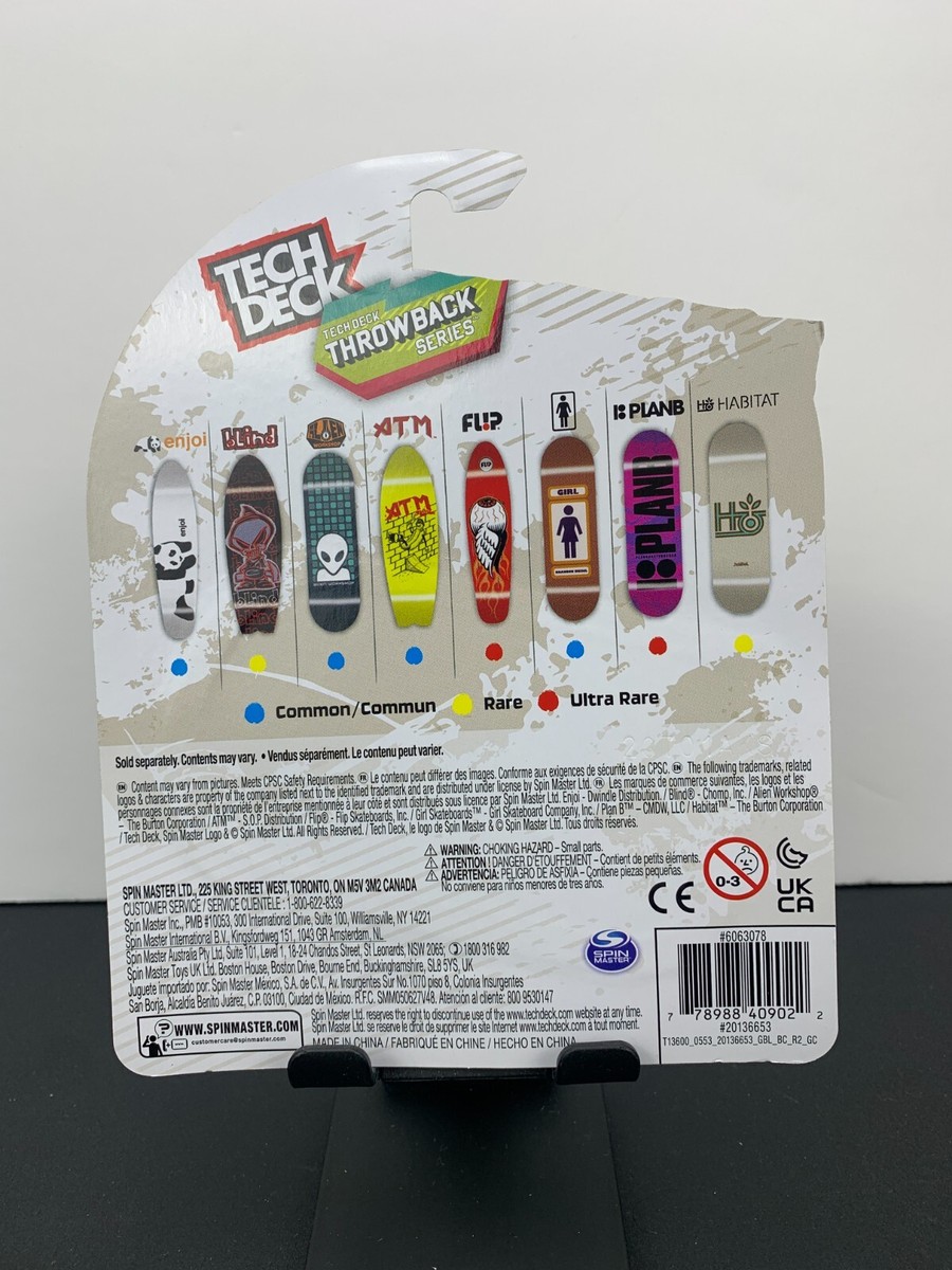 Tech Deck FLIP Skateboard ULTRA RARE Walmart Exclusive Throwback