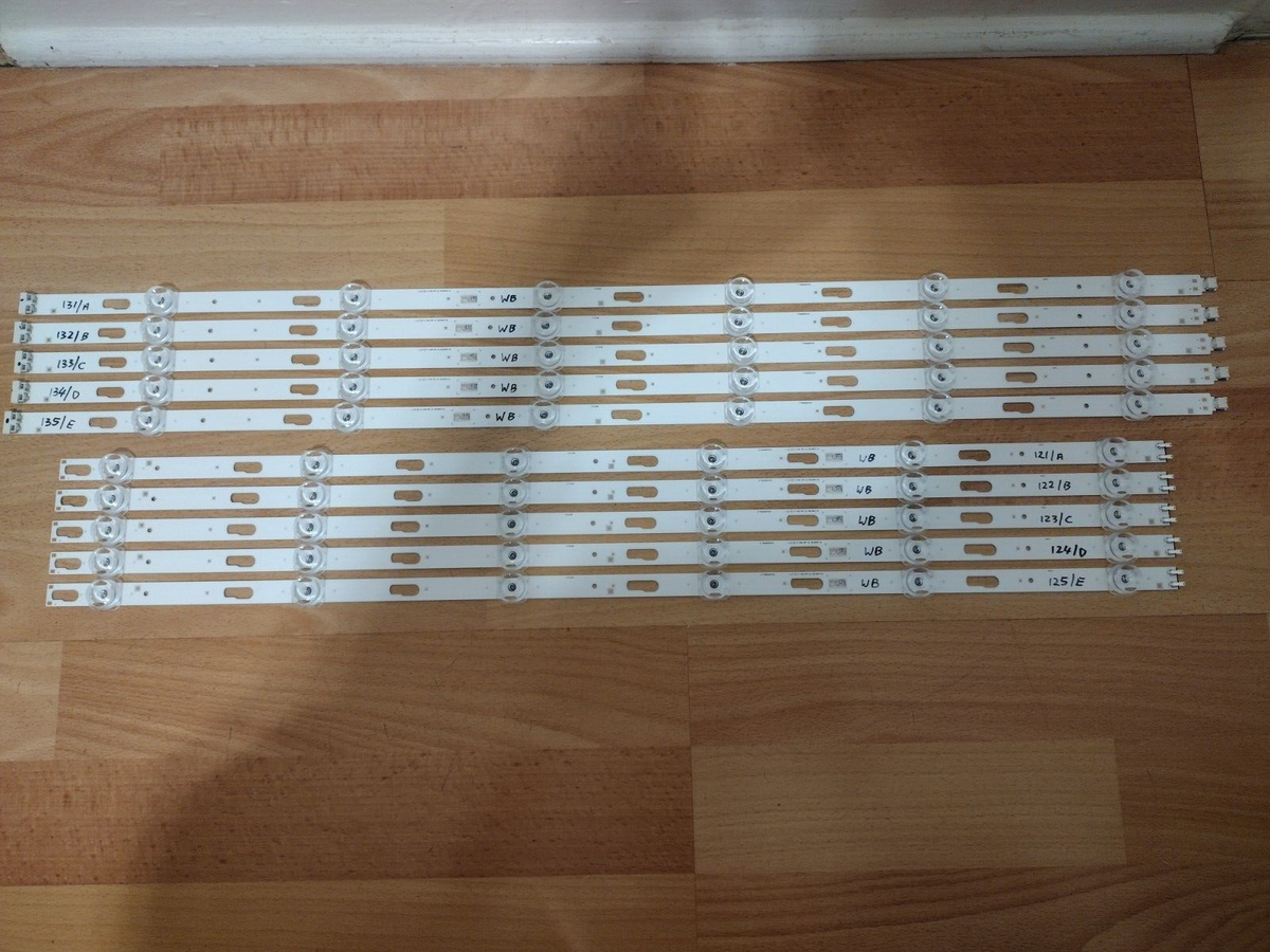 KIT 10 BARRE STRIP LED TV SAMSUNG BN96-50313A , BN96-50314A , UE65TU8300KXXU - by AGS Electronics srl KIT 10 BARRE STRIP LED TV SAMSUNG BN96-50313A , BN96-50314A , UE65TU8300KXXU - by AGS Electronics srl