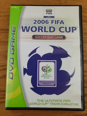 2006 FIFA World Cup Soccer Quiz Game DVD, No Booklet