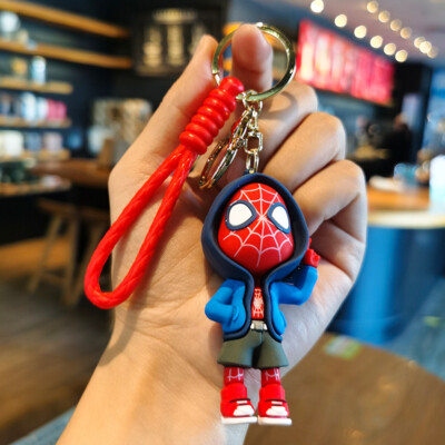 Cute Spider Man Variant Keychain Pendant Doll Action Doll Bags KeychainAA