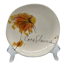Tag Brand Coneflowers Hanging Plate 6.5" Wall Decor