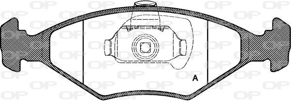 Plaquettes de frein Fiat Palio et Siena pour modèles 1.2, 1.4 et TD