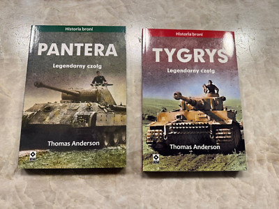 TYGRYS & PANTERA  2 KSIAZKI   POLISH BOOK  POLAND