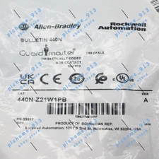 New Allen-Bradley 440N-Z21W1PB Guardmaster Non Contact Switch LED Indicator