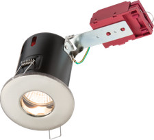 Knightsbridge 230V IP65 GU10 IC Fire-Rated Shower Downlight