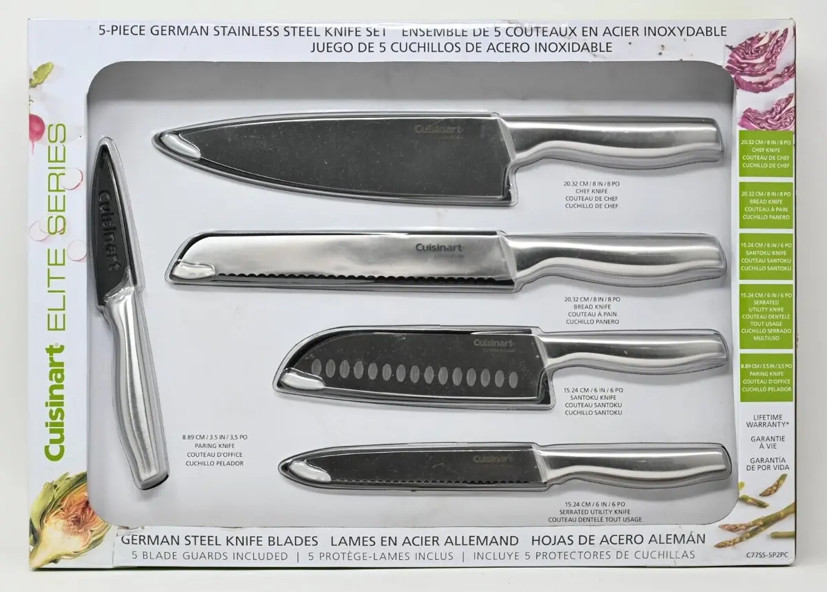 Cuisinart Elite Series 5-Piece Stainless Steel Cutlery Set
