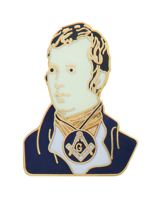 MASONIC ROBERT BURNS (RABBIE) Enamel Lapel Pin Badge In Gift Box - Foto 9