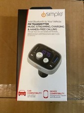 iSimple - Bluetooth 5.0 FM Transmitter for Music Streaming, Charging  Calling