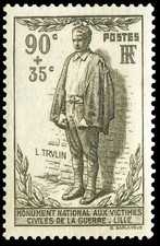 France Victimes civiles 1914-18  yt:420  Sc:B80  Mi:438  (1939) Neuf**/MNH