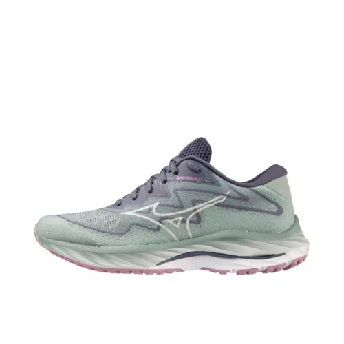 Uomo Donna Mizuno Wave Rider 27 Mesh Scarpe Da Corsa Professionali Traspiranti * - Foto 53 di 80