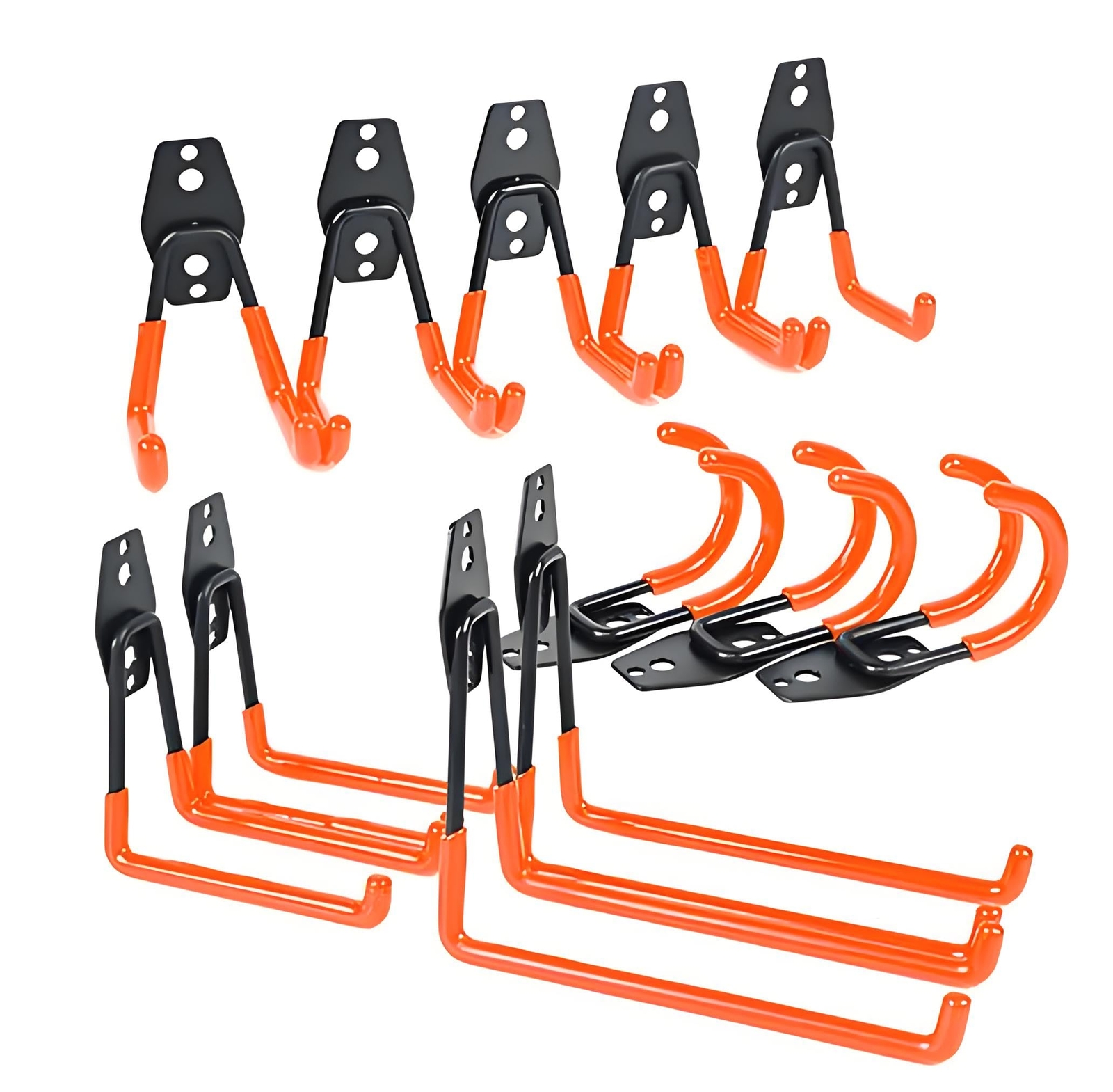 12 Pack Garage Hooks Heavy Duty,Wall Mount Garage Hanger Organization with An...