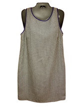 Preowned black and white Nine West dress sz 14